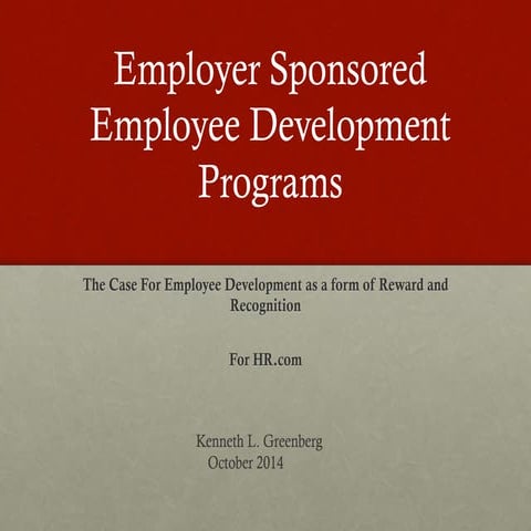 Greenberg_L&D as a Reward_29_10_14