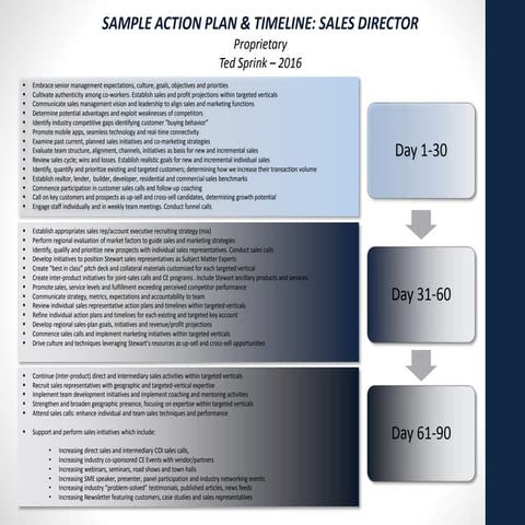 Sample Action Plan and Timelines Format 