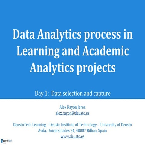 Data Analytics.01. Data selection and capture