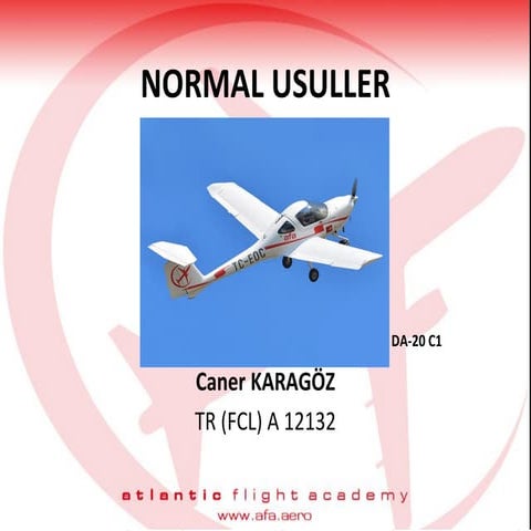 DA-20normal procedures in Aviation school | PDF