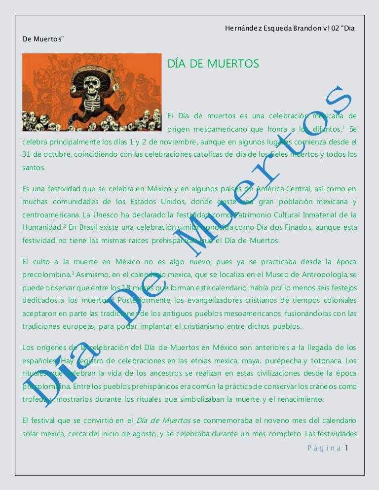 Día demuertos