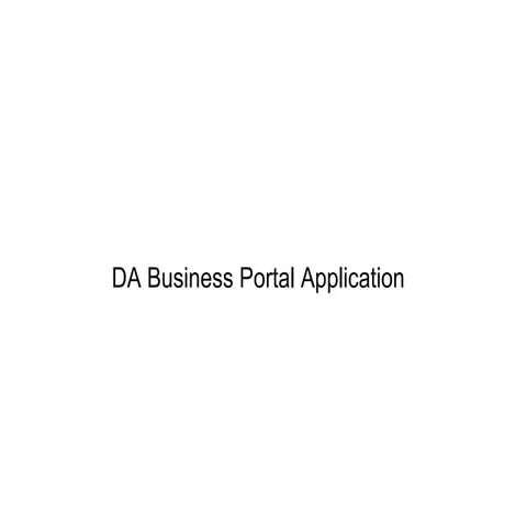 DA portal-purchase-module