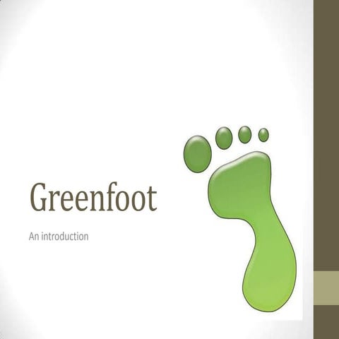 Greenfoot - An introduction