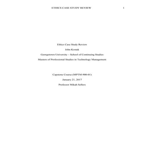 Ethics Case Study Review_JKostak_APA_Style