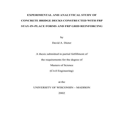 David Dieter MS Thesis 2002