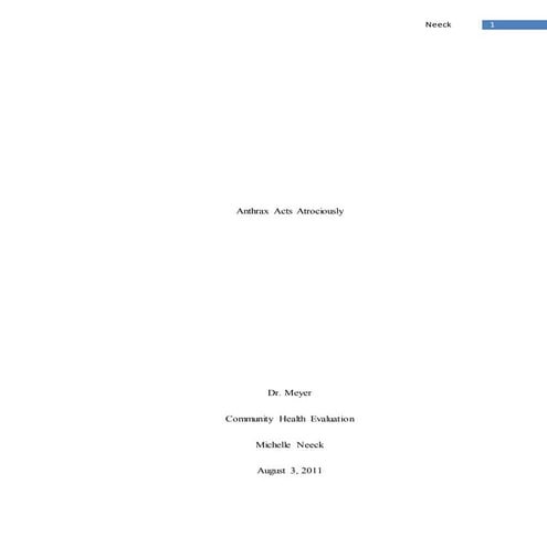 anthrax paper