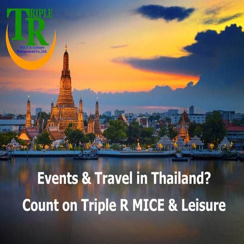 Triple R MICE & Leisure Management Profile & MICE Presentation 2015