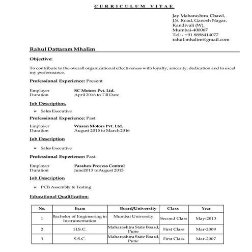 Prashant Resume | DOC