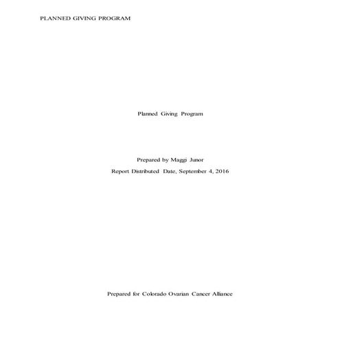 Example standard operating procedures for gift giving | PDF