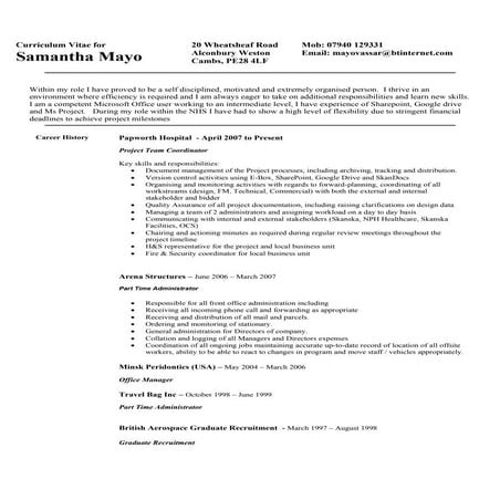 CV Template (Ann Kelly) | PDF