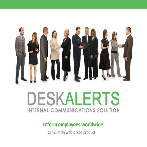 Deskalerts Internal Communication Solution