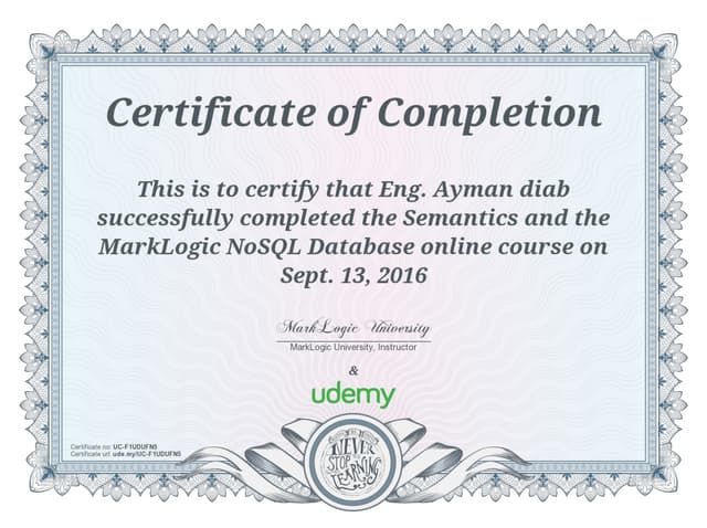 Semantics and the MarkLogic NoSQL Database