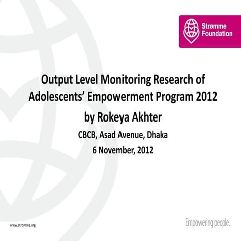 U S Rokeya Akhter presentations