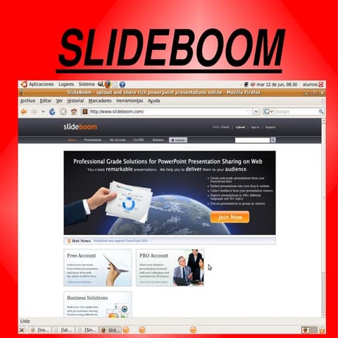 Slideboom