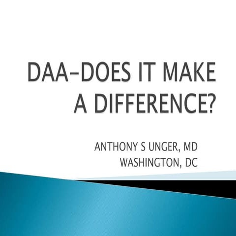 DAA- Does it Make a Difference? 