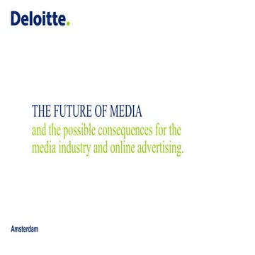 Daan Witteveen - The future of Media #ATSNL
