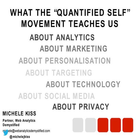 What the Quantified Self Movement Teaches Us About Analytics, Marketing and P...