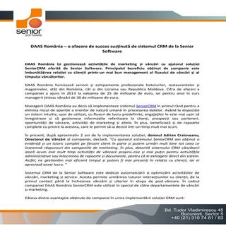 Daas romania – o afacere de succes ...