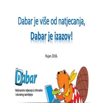 Dabar pitanja niza razina2 | PPTX