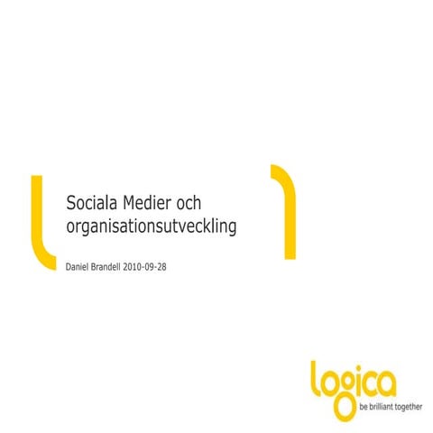Sociala medier och organisationsutveckling