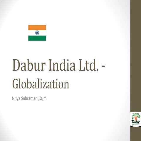 Dabur India- Case Study