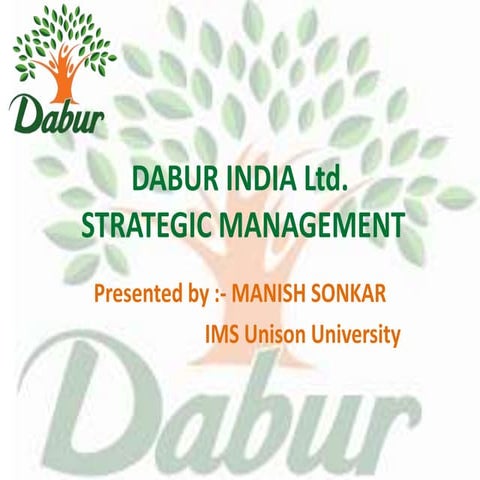 Dabur india ltd. Strategic Management
