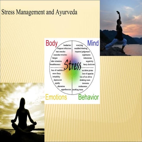 Stress management and Ayurveda