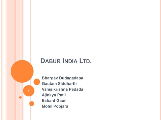 Dabur presentation