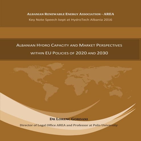 Albanian Hydro by Dr. Lorenc Gordani