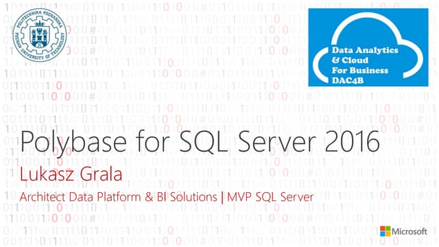 DAC4B 2015 - Polybase