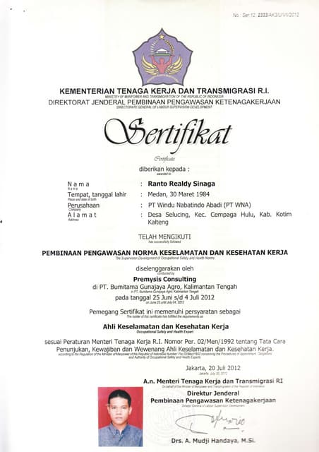 M.Tech. Degree Certificate | PDF