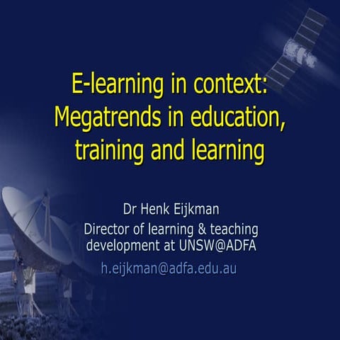 Da Ce L 2009 Megatrends In Education