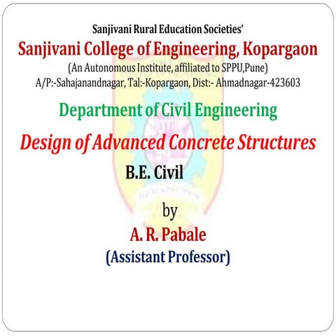 DACS_UNIT-3- RCC Flat slab ARP.pptx