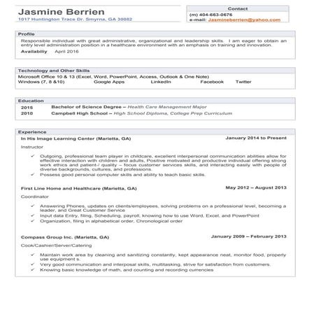 JBerrien-Resume