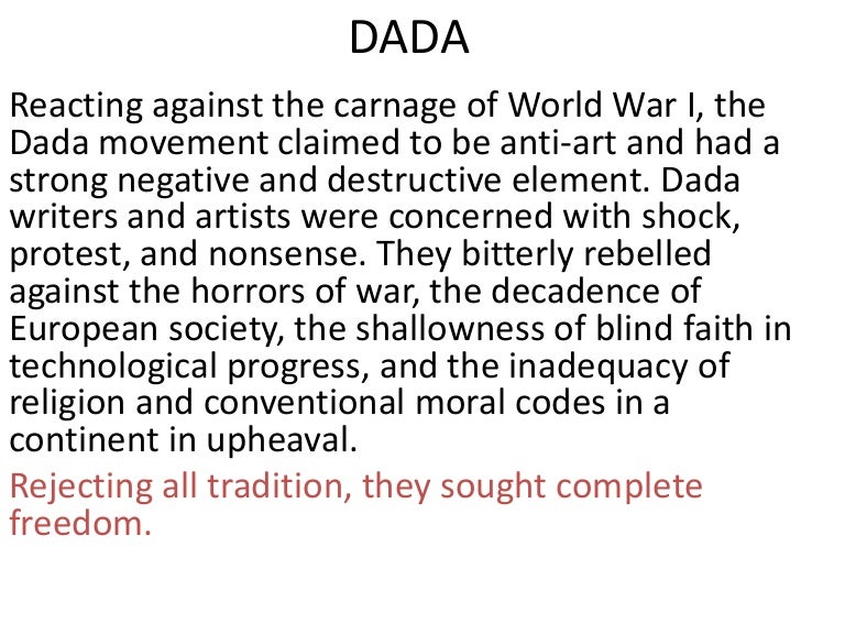 Dadaism History Of Graphic Design
