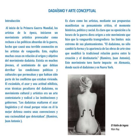 Dadaismo y arte conceptual 