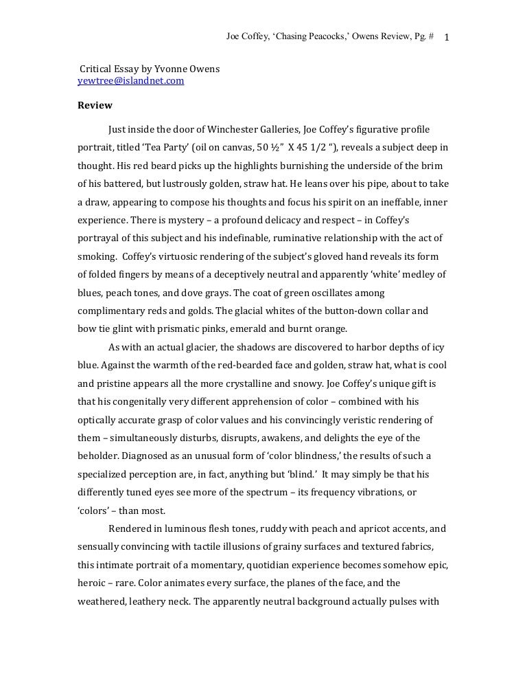Joe critical essays 05 picture