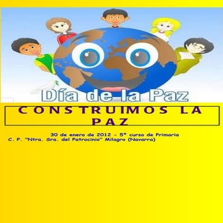 Día de la paz  5º primaria 2 011/12...