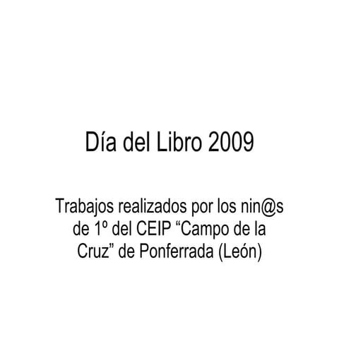 DíA Del Libro 2009