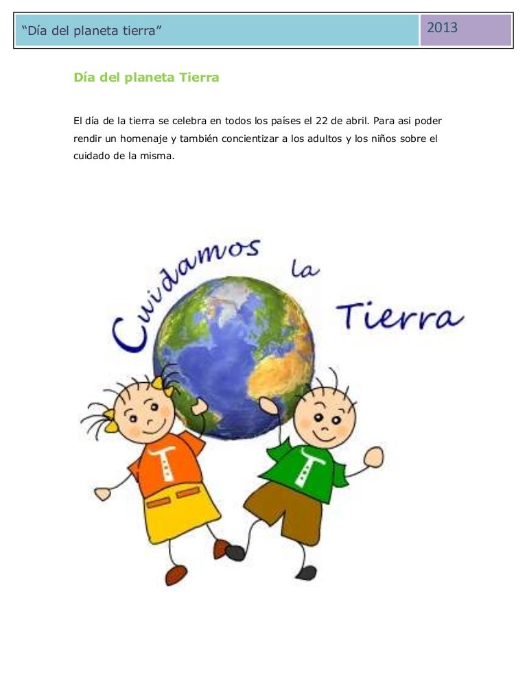 Día del tierra