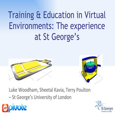 Training and Education in a Virtual World