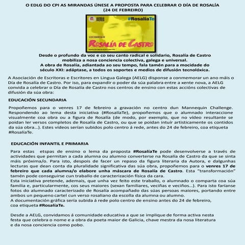 Día de Rosalía 2017