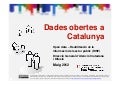 Dades obertes a catalunya
