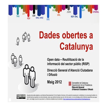 Dades obertes a catalunya