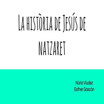 Dades sobre la vida de jesús 