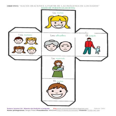 Dados hacer oraciones