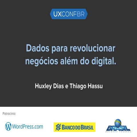 Dados para Revolucionar Negócios Além do Digital