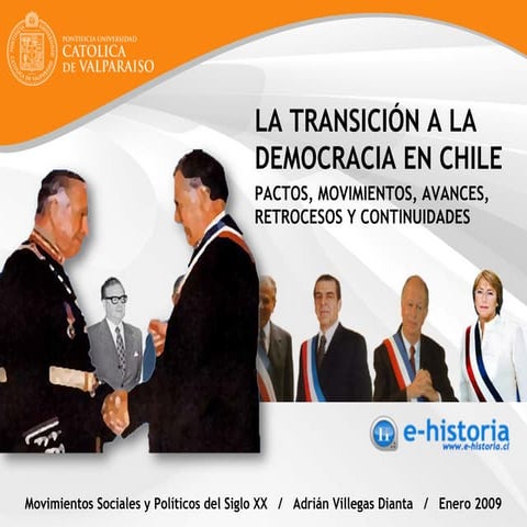 Presentacion - Historia de La Transicion en Chile | PDF