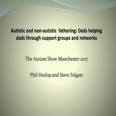 A Guide for Fathers of Children with Special Needs | Solh Wellness | PDF