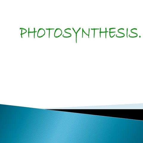 powerpoint presentation on topic photosynthesis